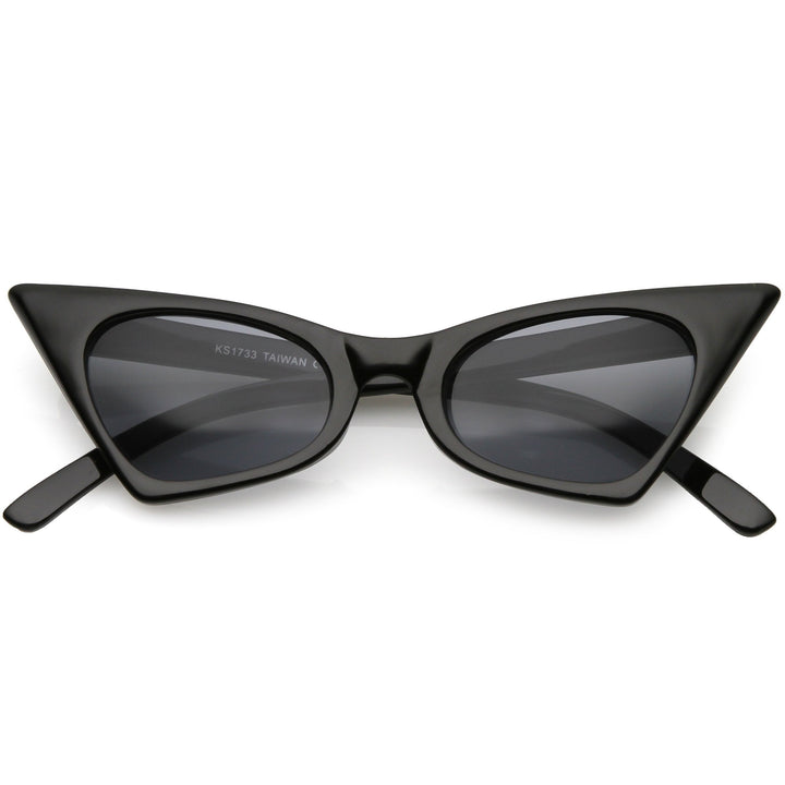 Women's Retro High Pointed Cat Eye Sunglasses C583