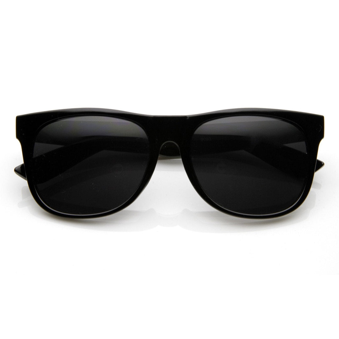 Super Retro Hipster Horned Rim Frame Sunglasses 8693