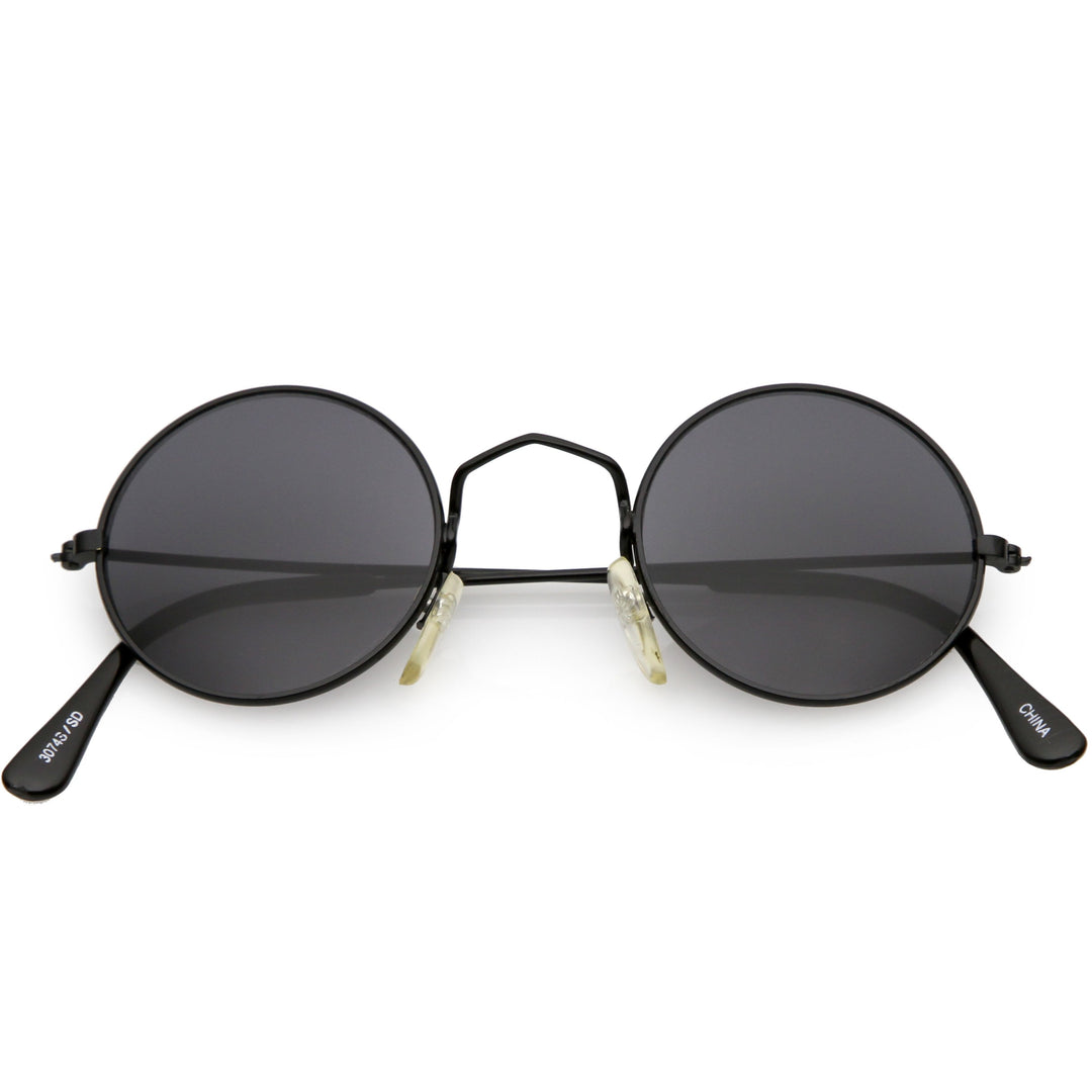 Small Round Dapper True Vintage Metal Sunglasses C669