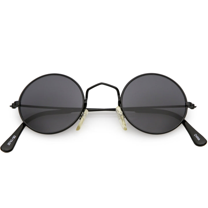 Small Round Dapper True Vintage Metal Sunglasses C669