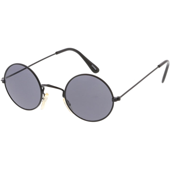 Small Round Dapper True Vintage Metal Sunglasses C669