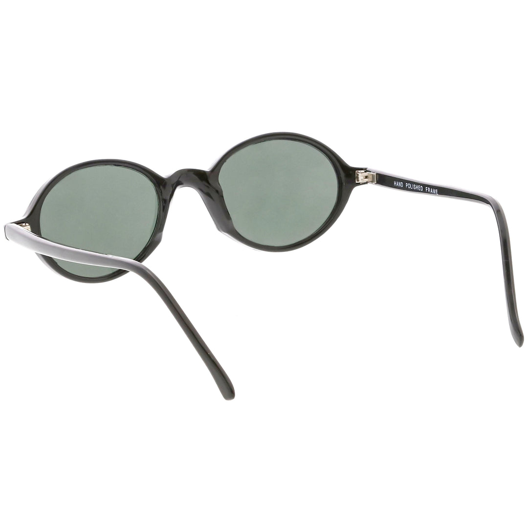 European True Vintage Round Oval Dapper Sunglasses