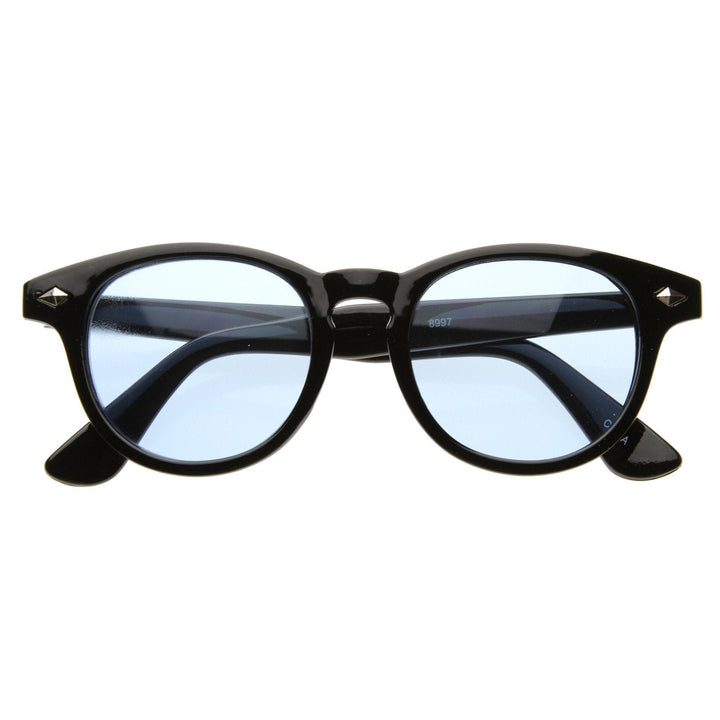 Retro Dapper P3 Key Hole Horned Rim Sunglasses 8308