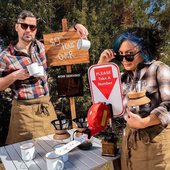 "Nine Dollar Pour Over” Circle G Polarized Sunglasses