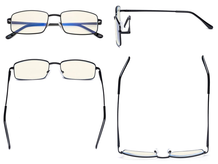 Paquete de 3 gafas de lectura con filtro de luz azul 