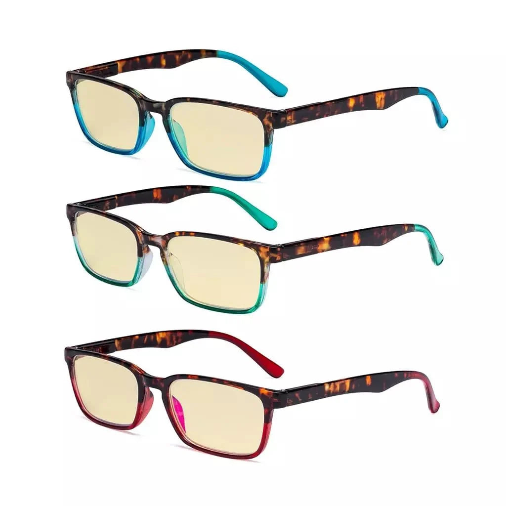 3 Pack Blue Light Blocking Reading Glasses TM898D