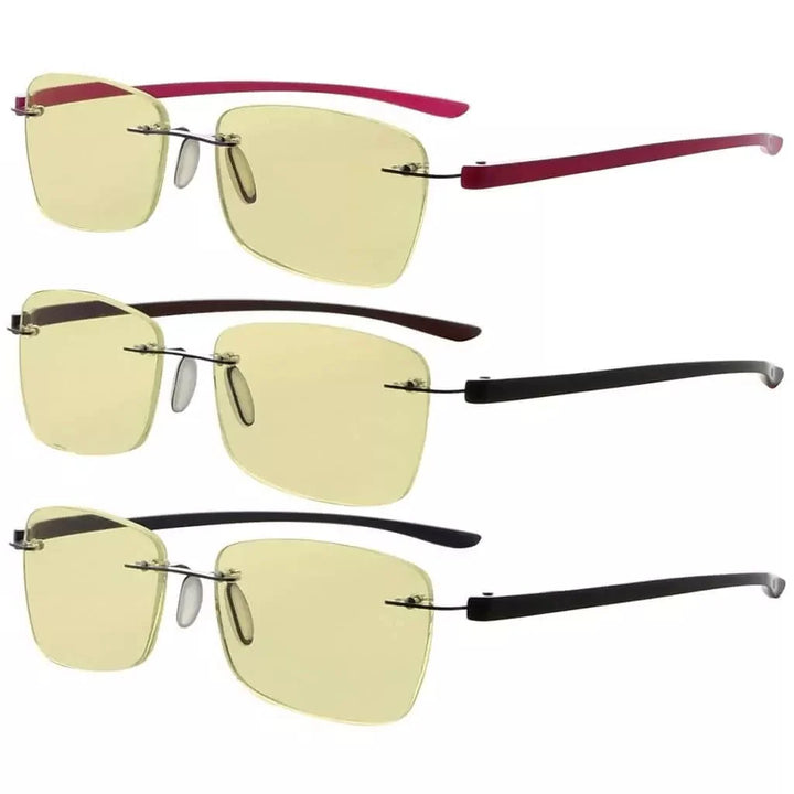 3 Pack Blue Light Blocking Reading Glasses TMCG14009