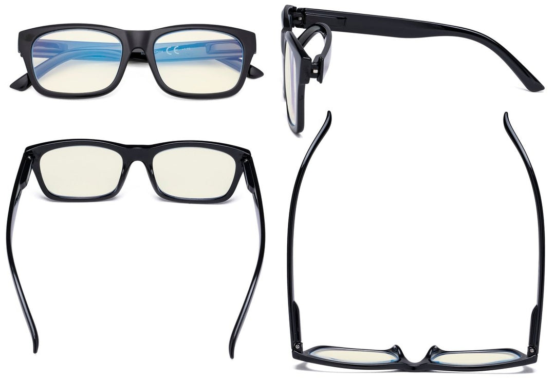 3 Pack Chic Blue Light Filter Reading Glasses UVR045