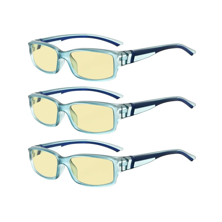 3 Pack Blue Light Blocking Reading Glasses