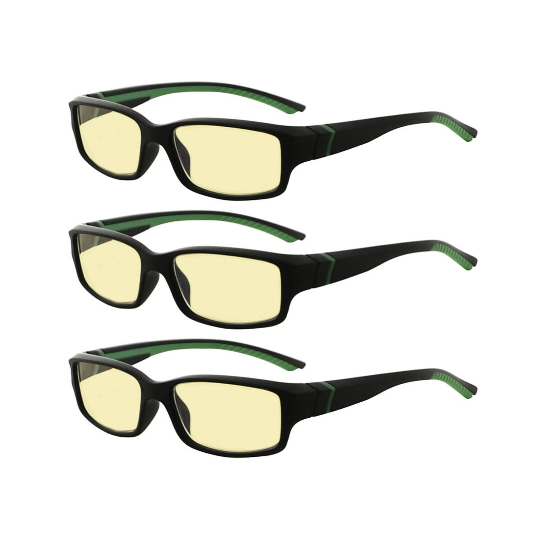3 Pack Blue Light Blocking Reading Glasses