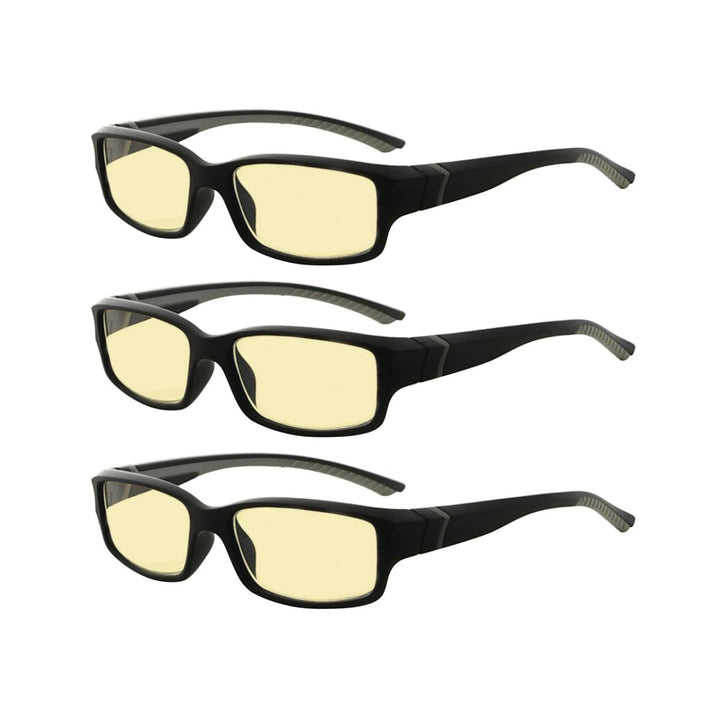 3 Pack Blue Light Blocking Reading Glasses