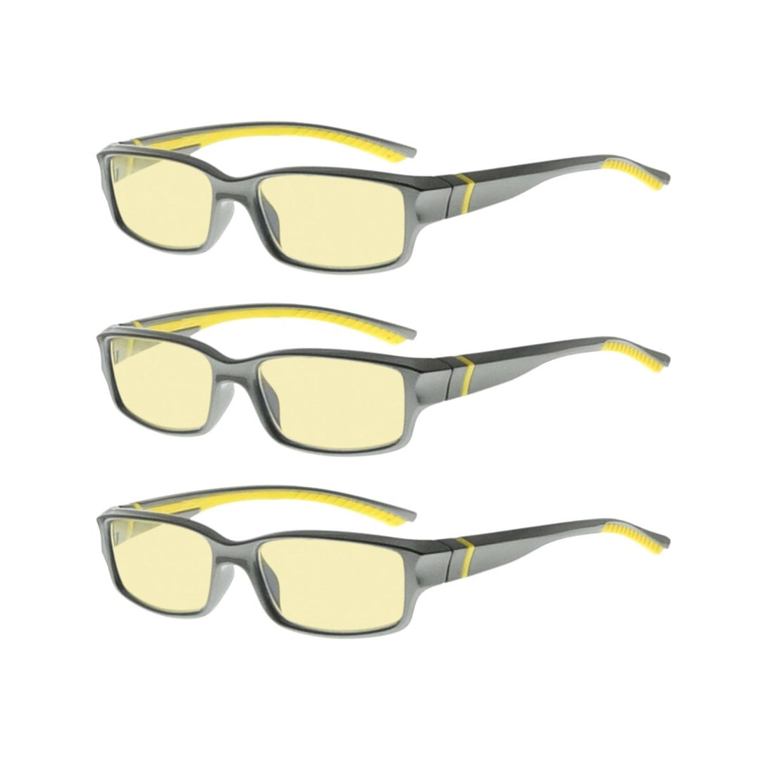 3 Pack Blue Light Blocking Reading Glasses