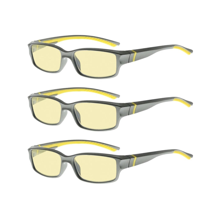 3 Pack Blue Light Blocking Reading Glasses