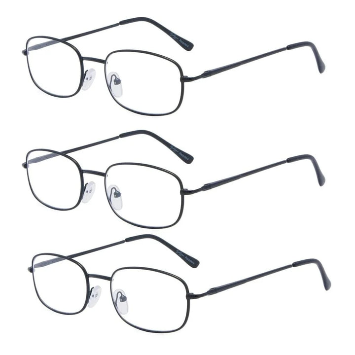 3 Pack Metal Frame Reading Glasses R3232