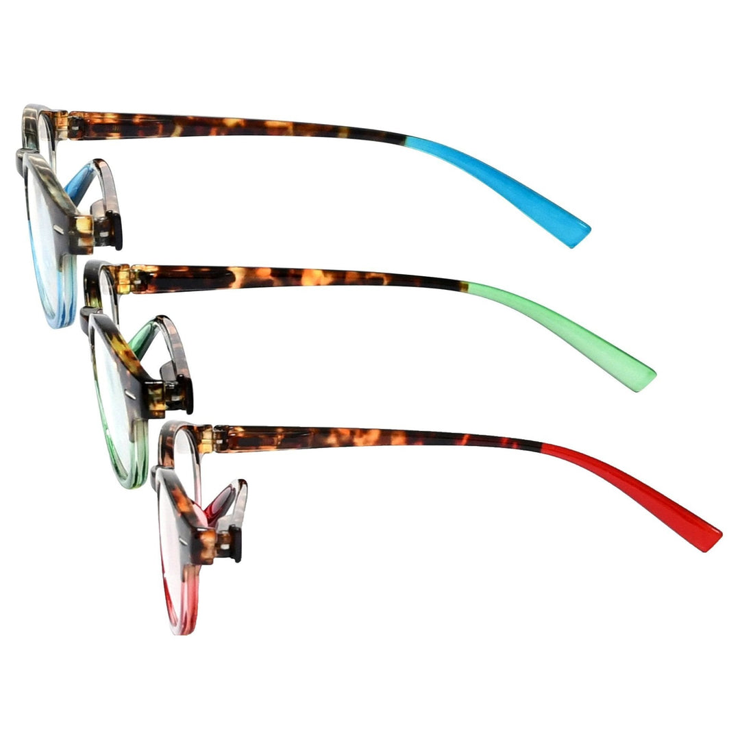 3 Pack Round Reading Glasses