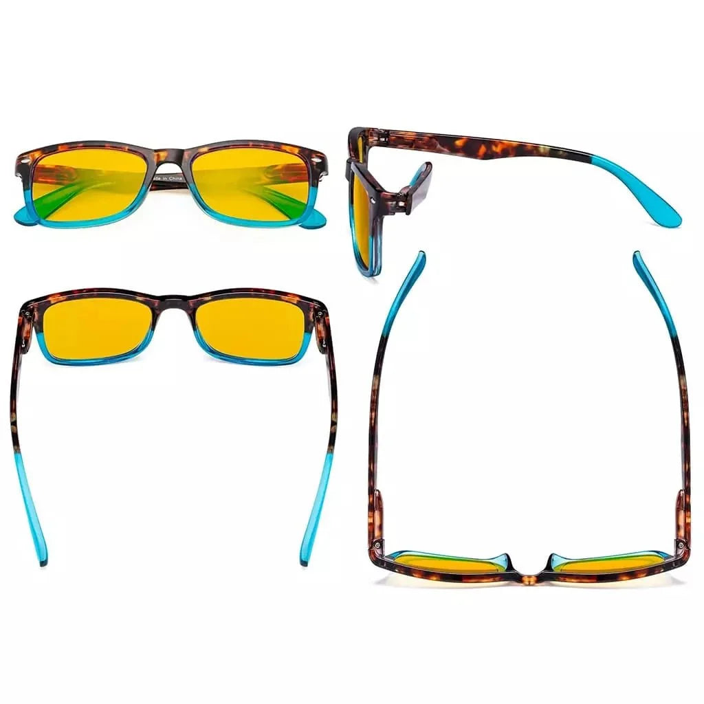 3 Pack Pattern Blue Light Blocking Reading Glasses HP075D
