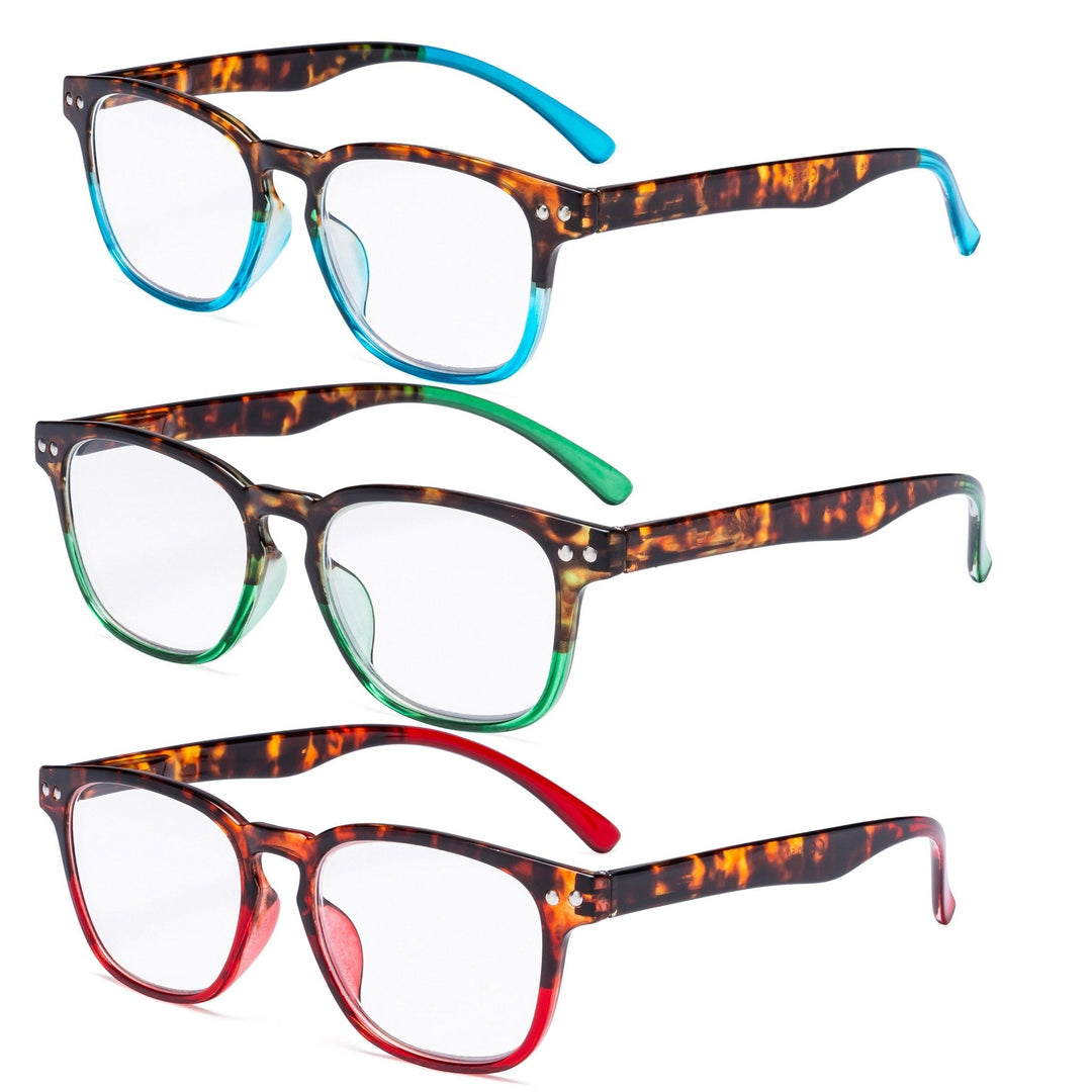 Paquete de 3 gafas de lectura vintage R079D