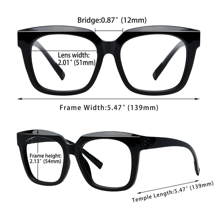 30% Blue Light Blocking Metalless Eyeglasses