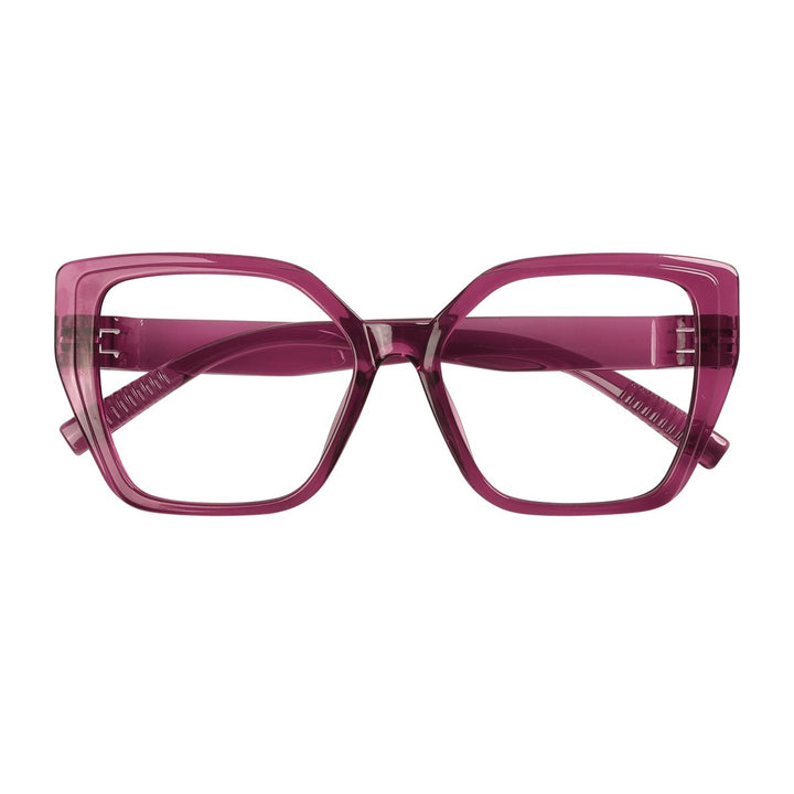 30% Blue Light Blocking Oversized Metalless Eyeglasses