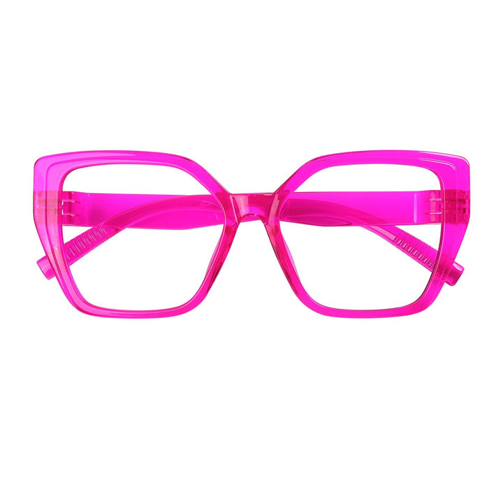 30% Blue Light Blocking Oversized Metalless Eyeglasses