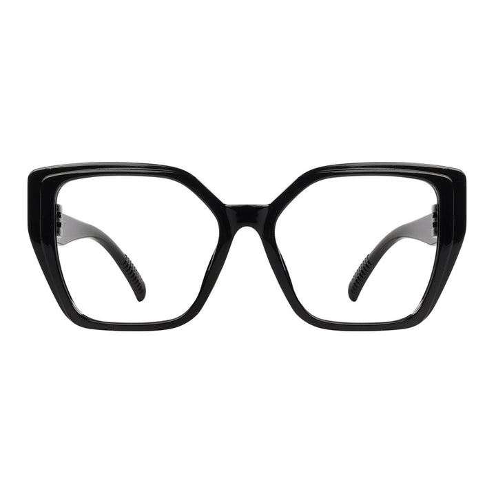 30% Blue Light Blocking Oversized Metalless Eyeglasses