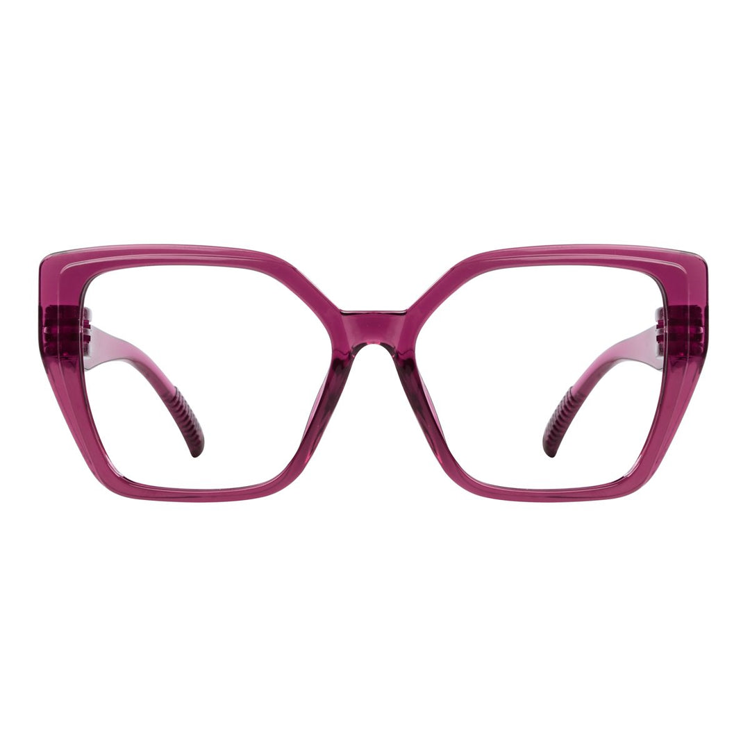 30% Blue Light Blocking Oversized Metalless Eyeglasses