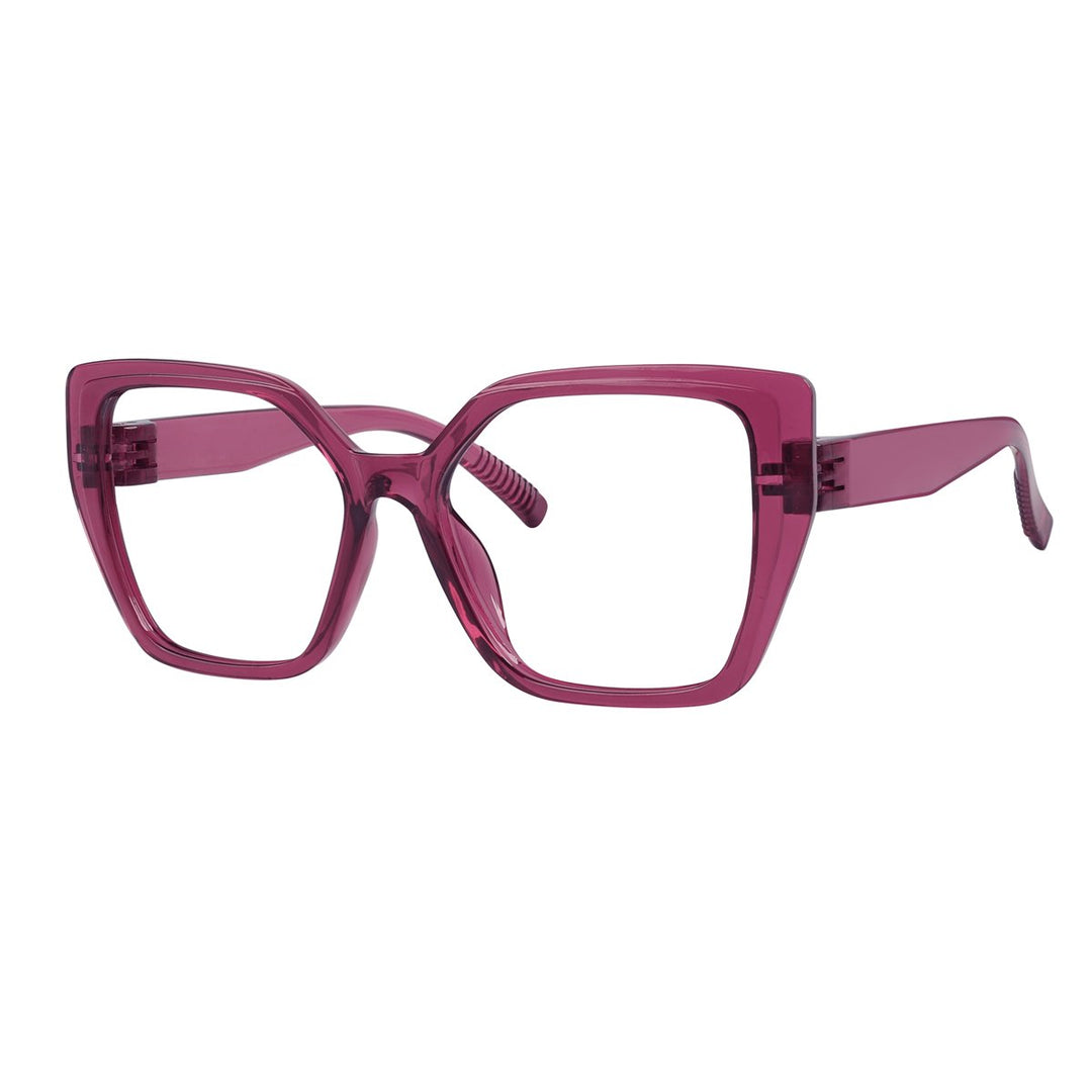 30% Blue Light Blocking Oversized Metalless Eyeglasses