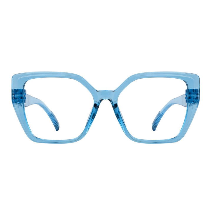 30% Blue Light Blocking Oversized Metalless Eyeglasses