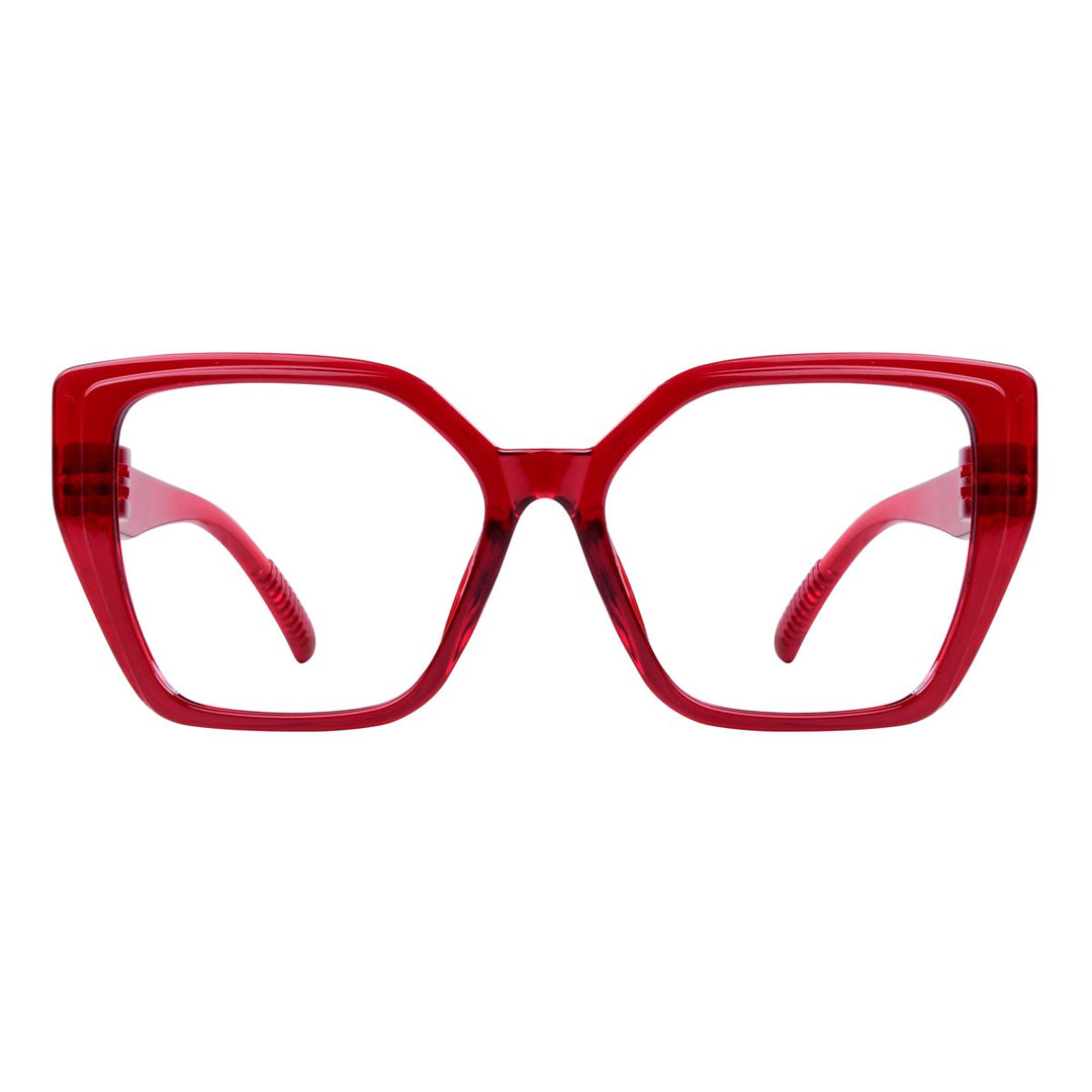 30% Blue Light Blocking Oversized Metalless Eyeglasses