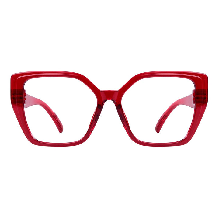 30% Blue Light Blocking Oversized Metalless Eyeglasses