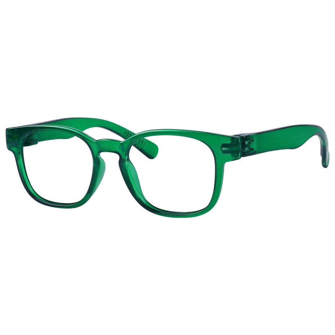 30% Blue Light Blocking Square Metalless Eyeglasses