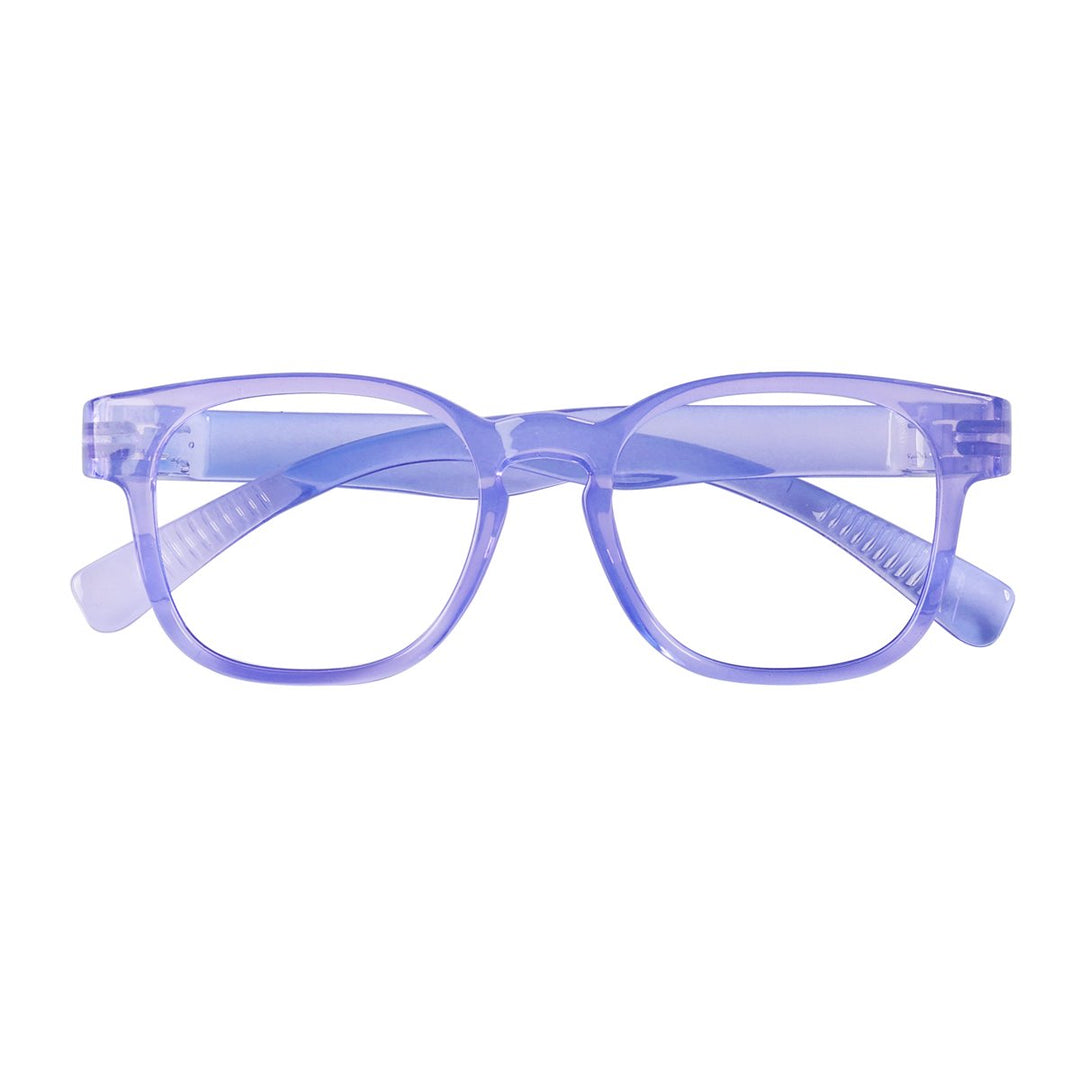 30% Blue Light Blocking Square Metalless Eyeglasses