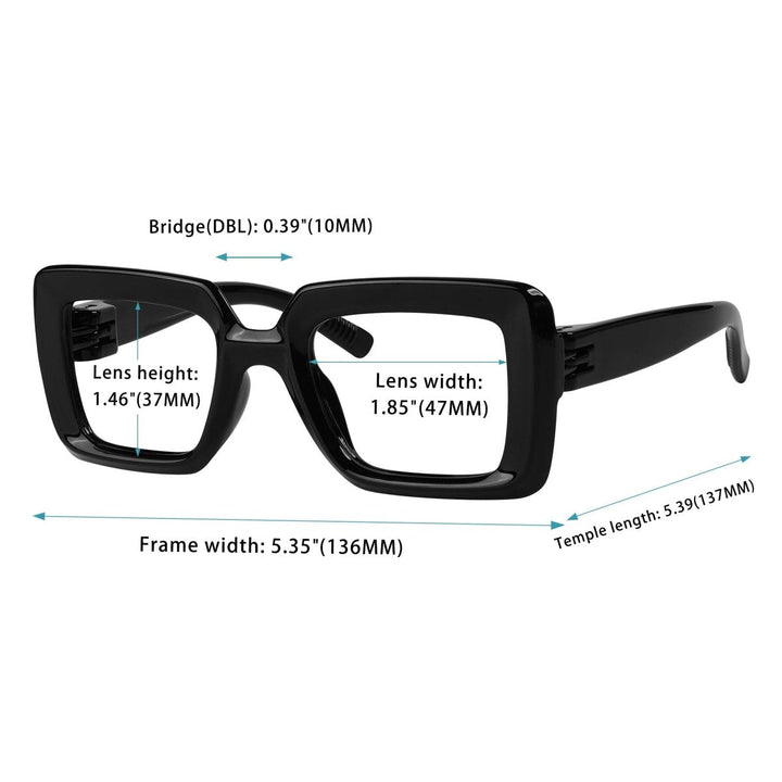 30% Blue Light Blocking Metalless Eyeglasses