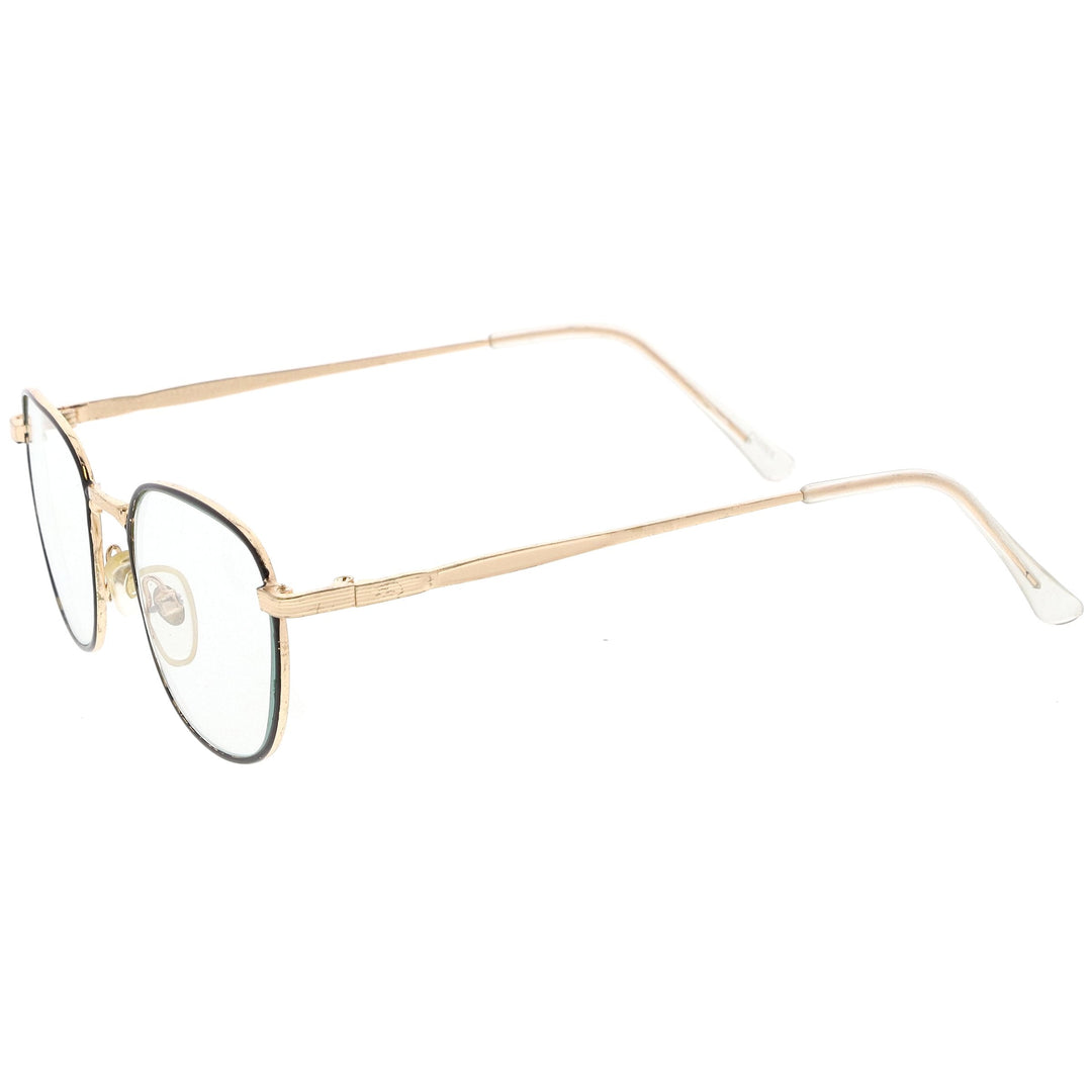 True Vintage Dapper Square Clear Lens Glasses C718