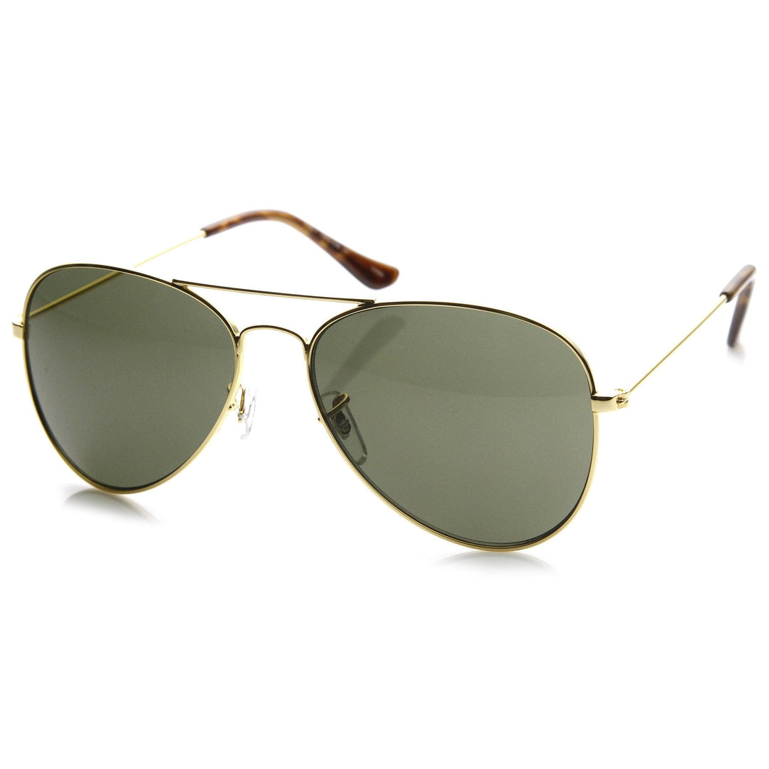 Classic Metal Military Aviator Sunglasses 1042