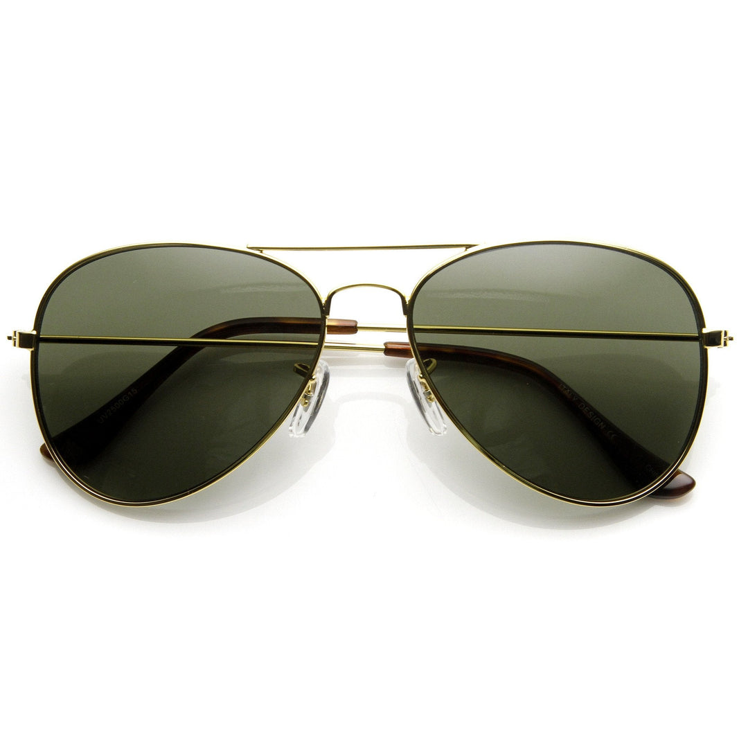 Classic Metal Military Aviator Sunglasses 1042