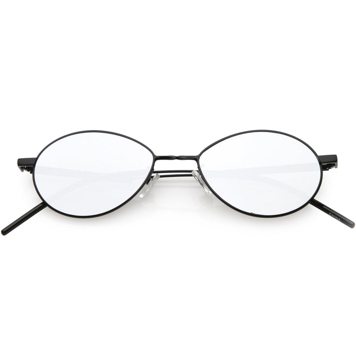 Classic Retro Unisex Metal Oval Dapper Sunglasses C741