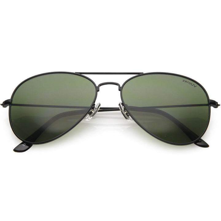 Original Classic Metal Military Aviator Sunglasses 1041 58mm