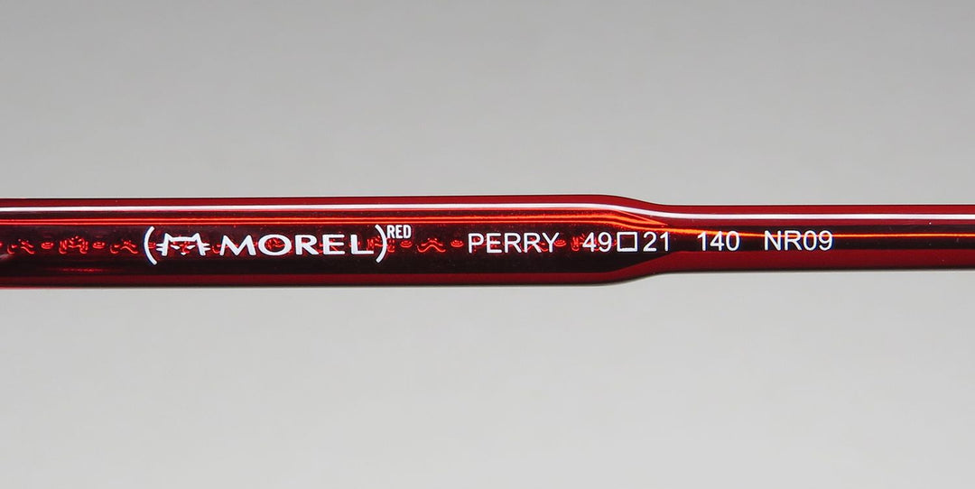 Morel Red Perry 90016c Eyeglasses