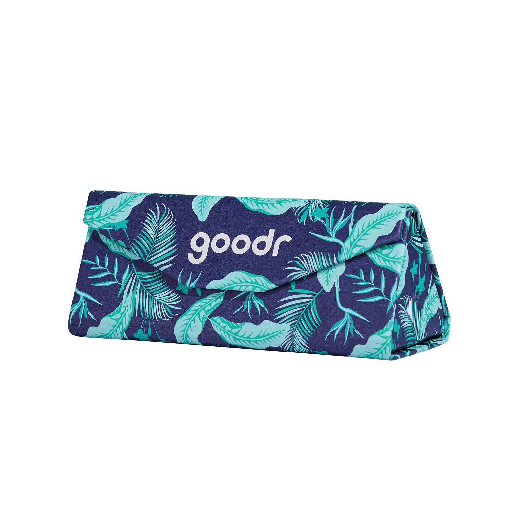 "Enter The Fold” Folding Sunglasses Case