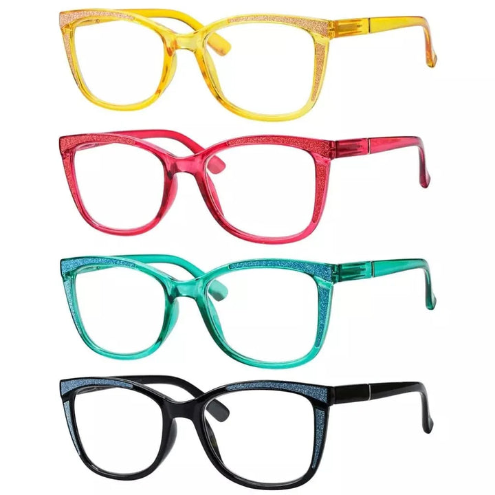 4 Pack Cat-eye Chic Reading Glasses R2030