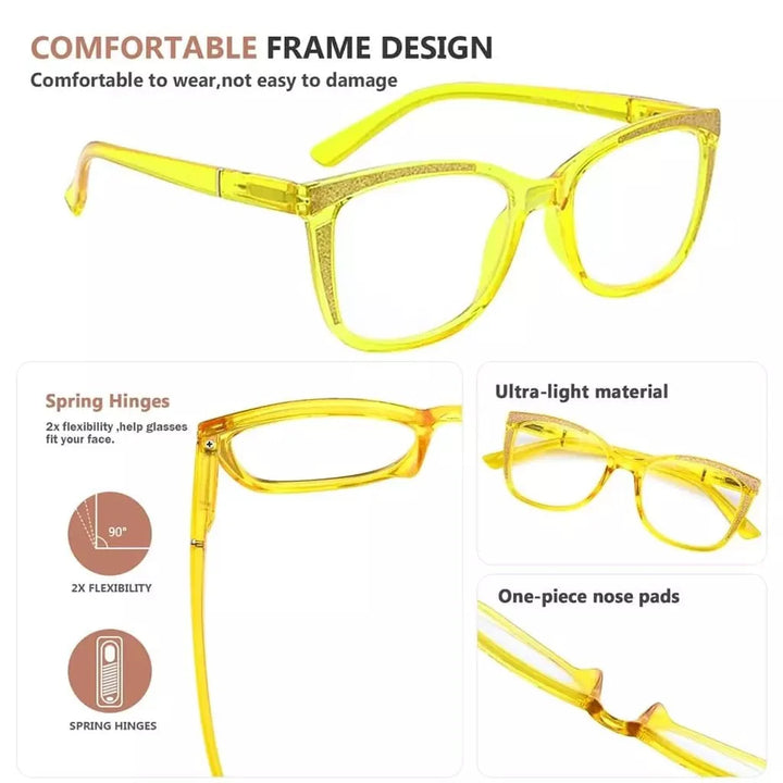 4 Pack Cat-eye Chic Reading Glasses R2030