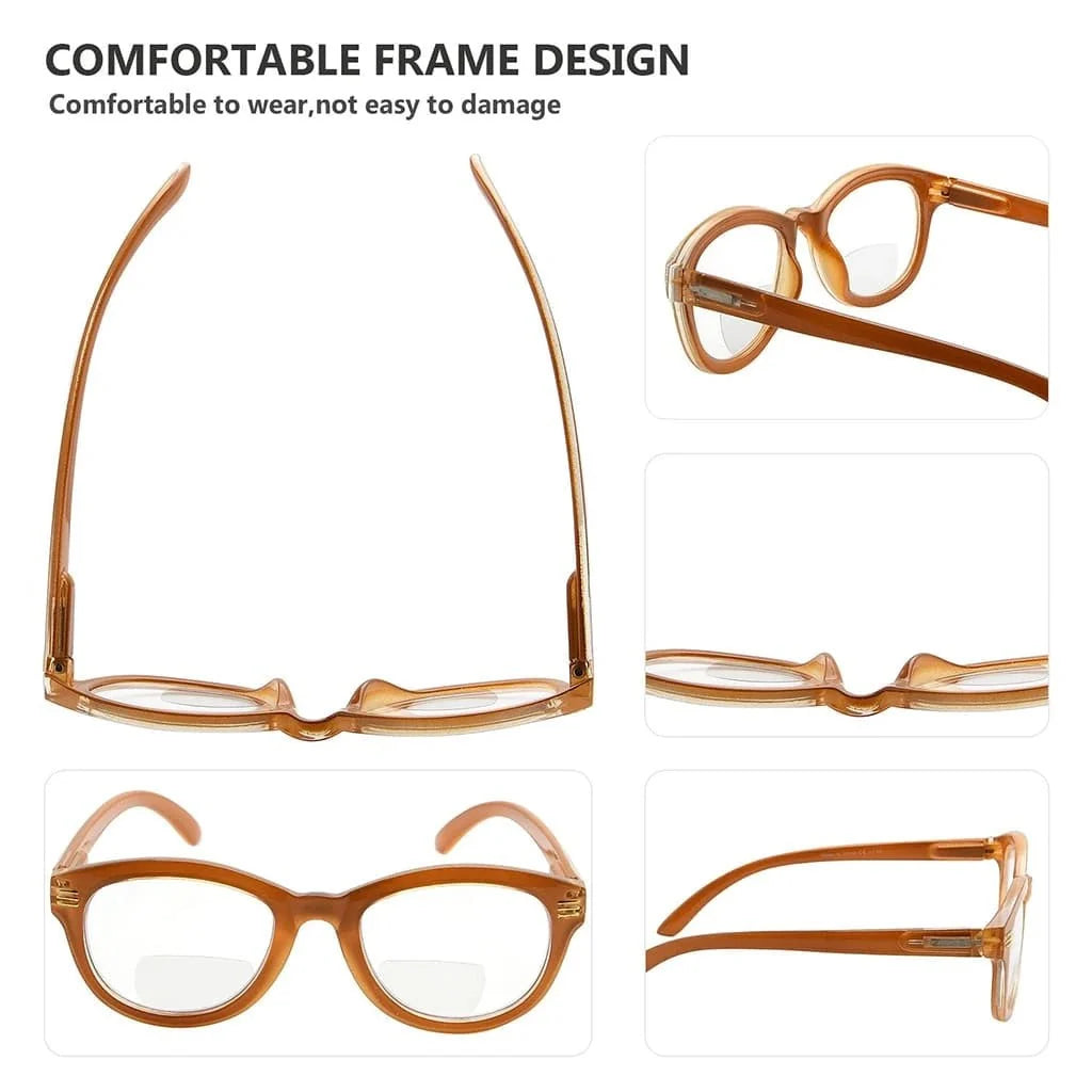 4 Pack Cat-eye Style Bifocal Reading Glasses BR2107