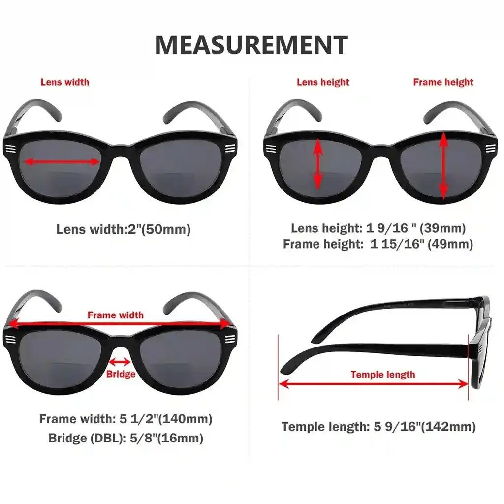 4 Pack Cat-eye Style Bifocal Sunglasses SBR2107