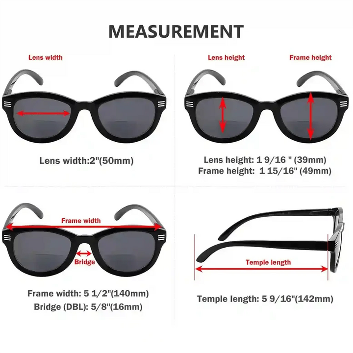 4 Pack Cat-eye Style Bifocal Sunglasses SBR2107
