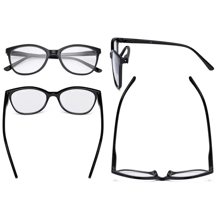 4 Pack Cat-eye Tortoise Reading Glasses FH1570