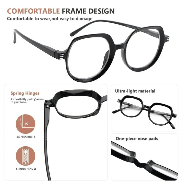4 Pack Chic Reading Glasses R2016