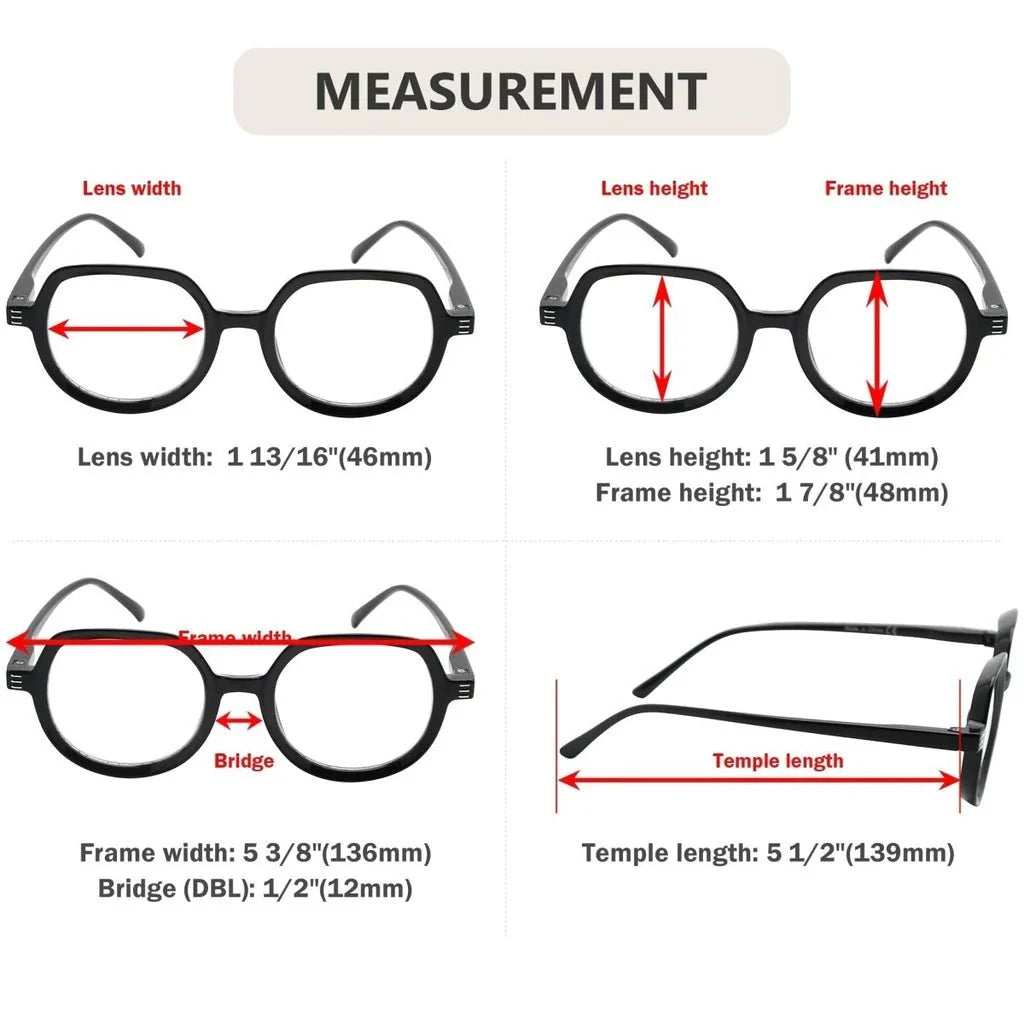 4 Pack Chic Reading Glasses R2016