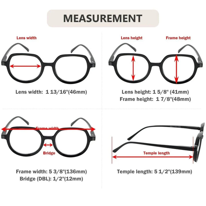 4 Pack Chic Reading Glasses R2016