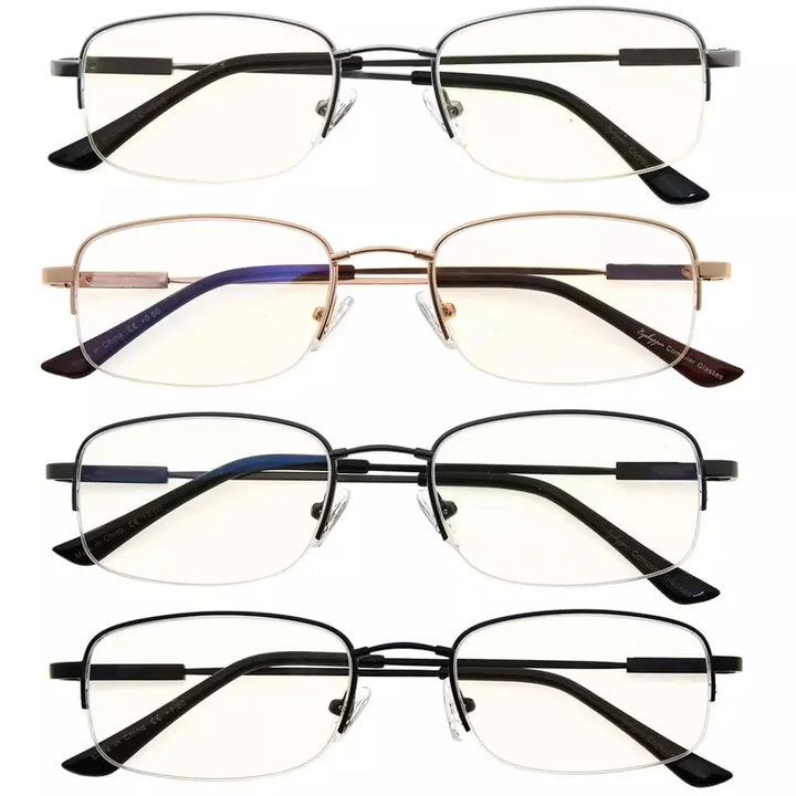 4 Pack Classic Blue Light Filter Reading Glasses CG1704